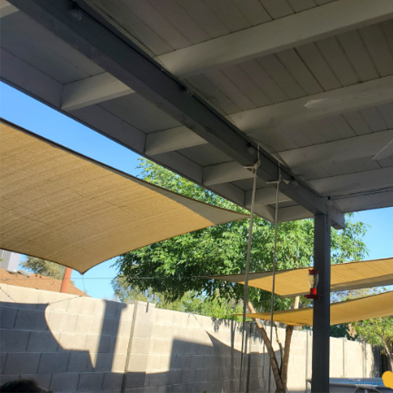 ວິທີການຕິດຕັ້ງຕາຫນ່າງ sunshade