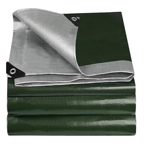 PE Tarpaulin Tarp Polyethylene ກັນນໍ້າແບບຄົງທີ່ UV-Stabilized ສໍາລັບລົດບັນທຸກການກະສິກໍາການປົກຫຸ້ມຂອງການກໍ່ສ້າງ